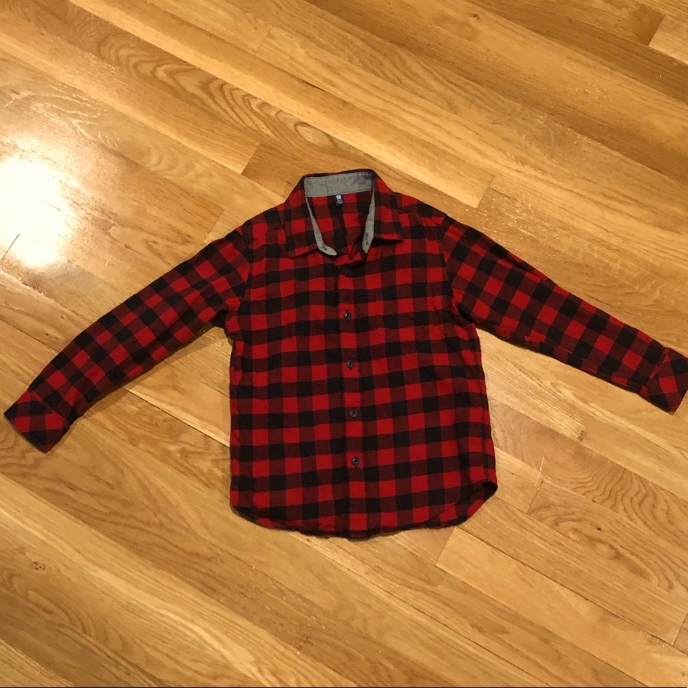 EUC Uniqlo flannel shirt